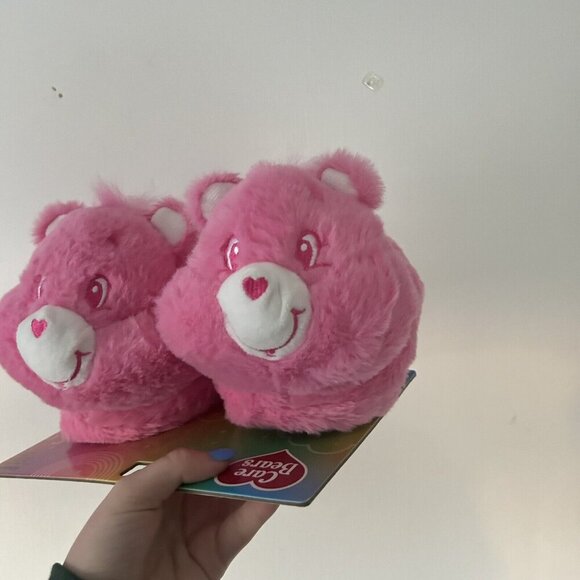 Care Bear Slippers Pink Cheer Bear Slippers Womens Size 5-6 XS-S NWT 2024 - Picture 5 of 10